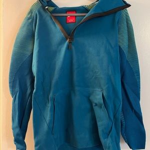 Nike performance running jacket diagonal zipper